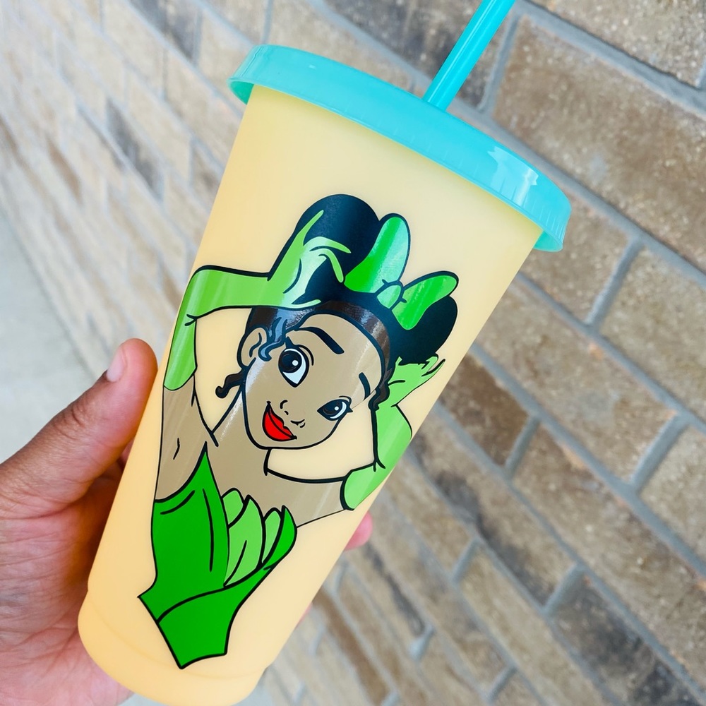 Princess Tiana colour changing cup